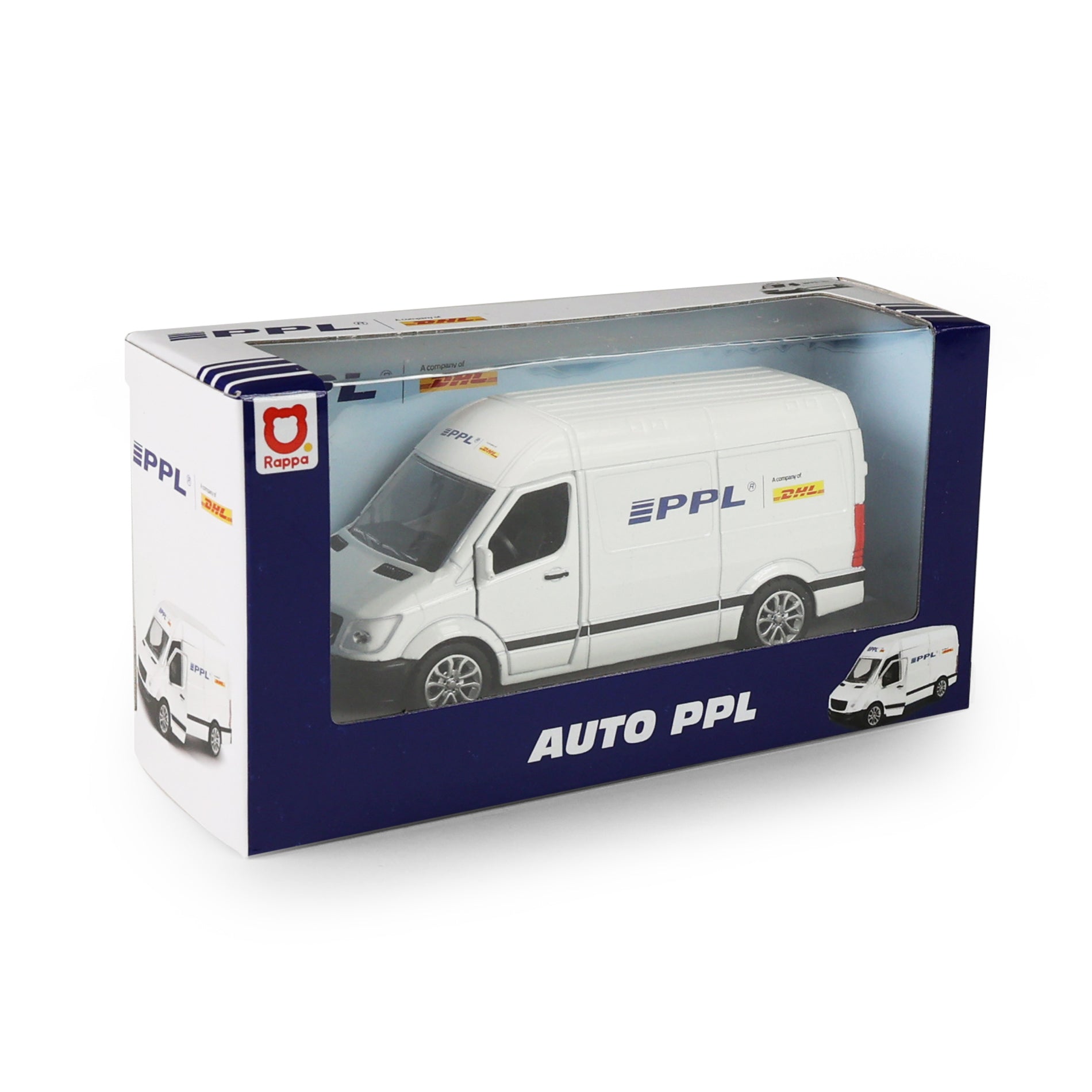 Kovové Ppl auto s otváracími dverami 12 cm