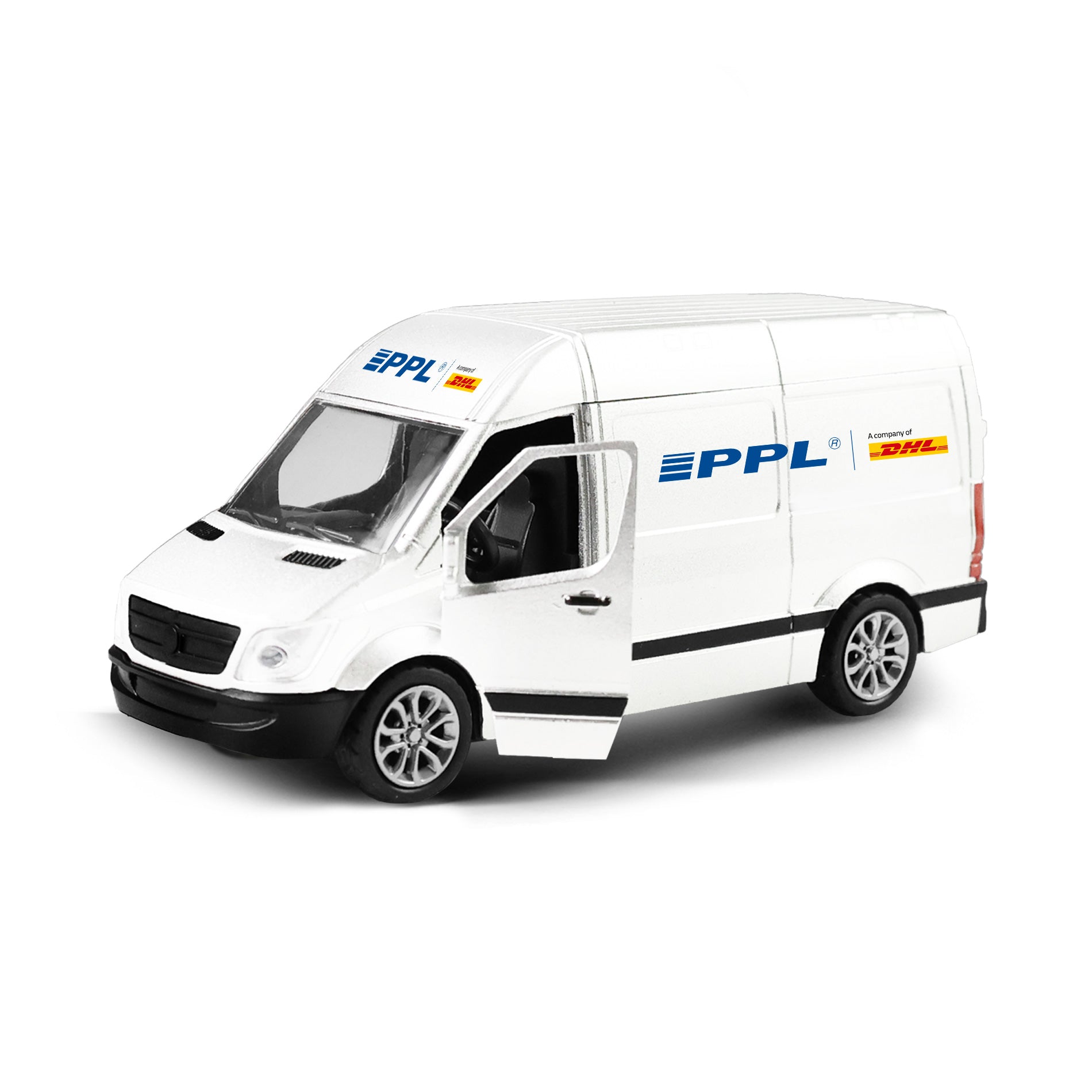 Kovové Ppl auto s otváracími dverami 12 cm