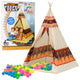 Indian Tipi Tent Base For Children + 60 Balls 155 Cm