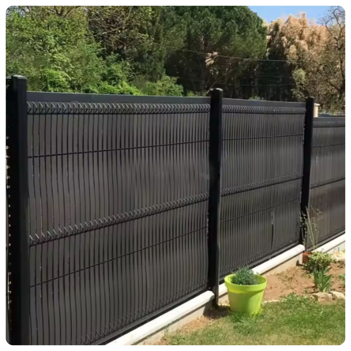Shade Net For Fence Fence Masking Gray 1.5m 50m 70g/m²