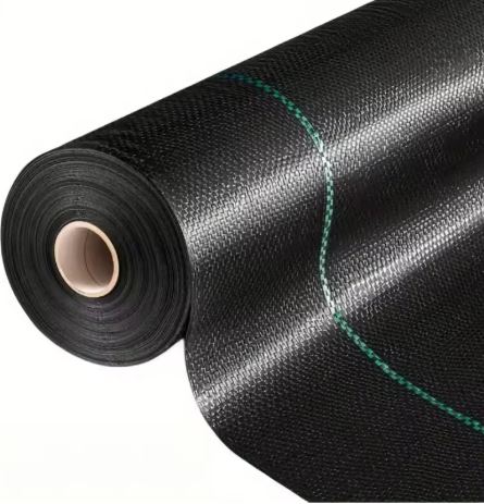 Black Agrotextile 160cm X50 M Uv 90 G Anti-weed Agrotextile + Anchors