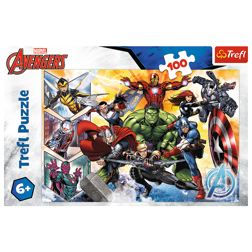 Puzzle - 100 - Avengers Power Trefl 16431
