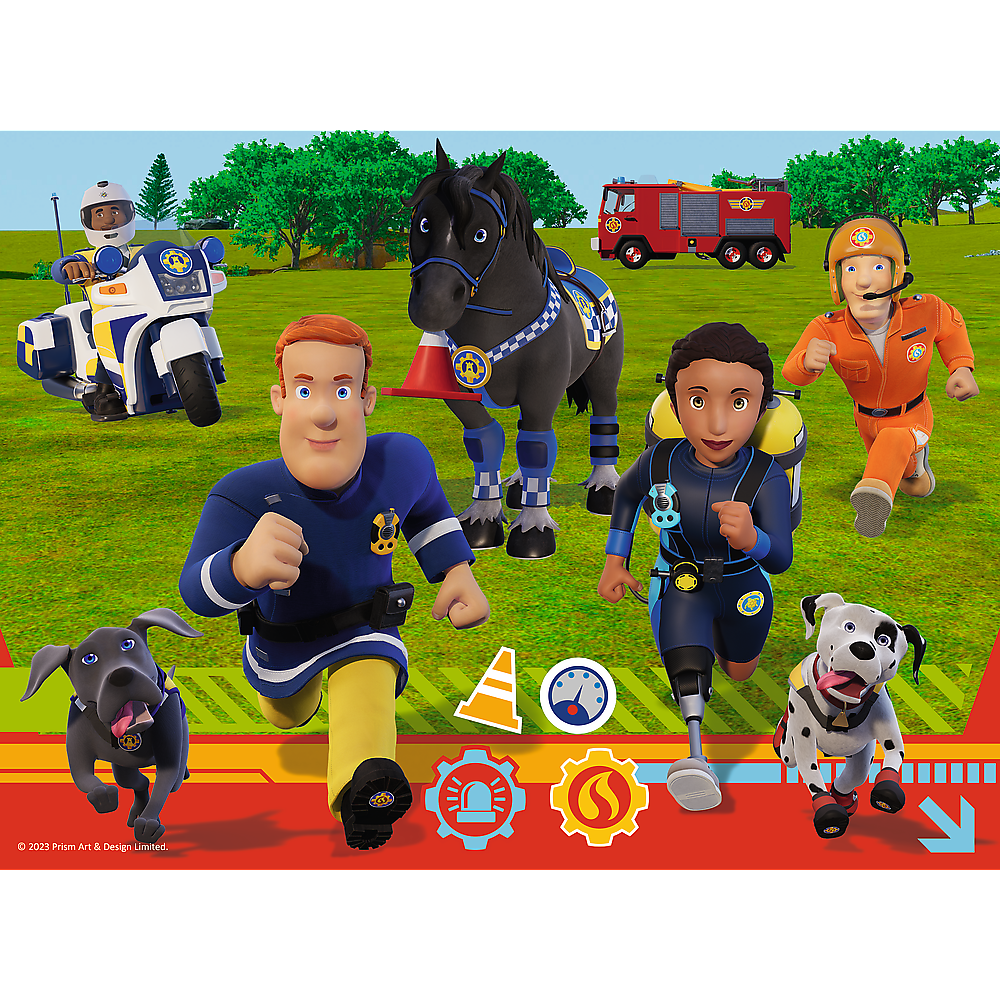 Puzzle - 30 - Ready To Help Fireman Sam Trefl 18297