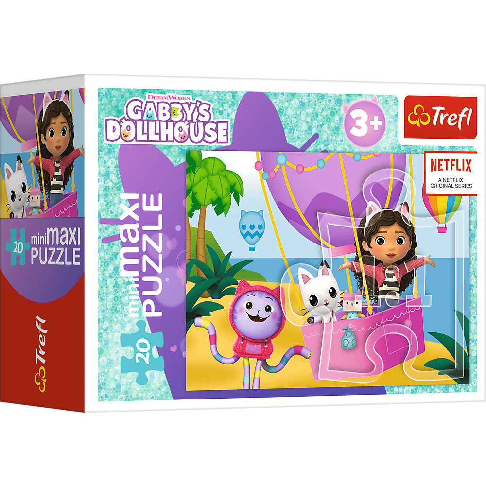 Puzzle - 20 Minimaxi - Colorful Day With Gabby - Trefl 56041