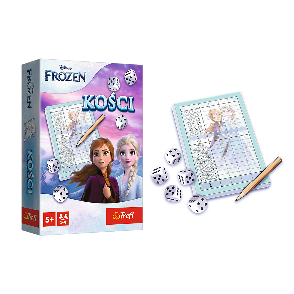 Trefl 02689 Joc de zaruri Ice Queen
