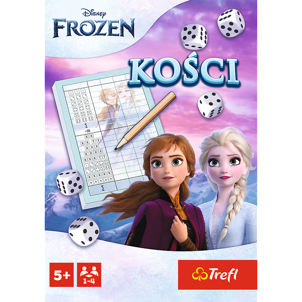 Trefl 02689 Joc de zaruri Ice Queen