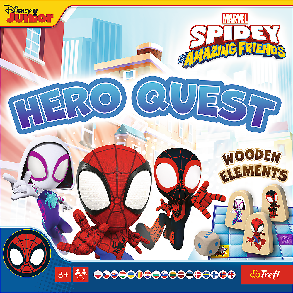 Hero Quest Spidey Spider-man Board Game Trefl 02436
