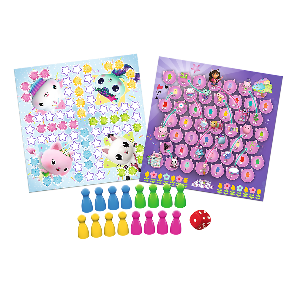 2 az 1-ben kínai játék – Kígyók és létrák Gabbys Dollhouse 02590