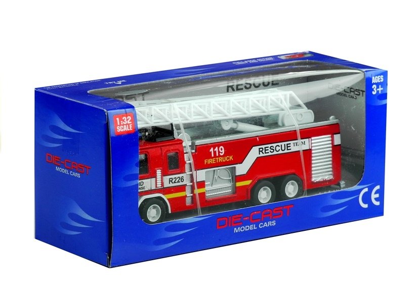 Fire Rescue Truck With Ladder 1:32