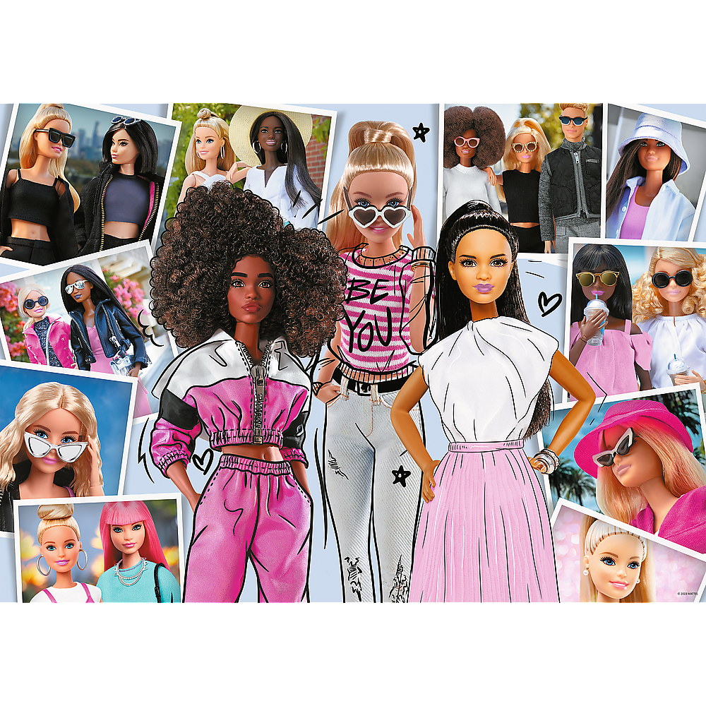Puzzle - 200 - Ve světě Barbie Trefl 13301