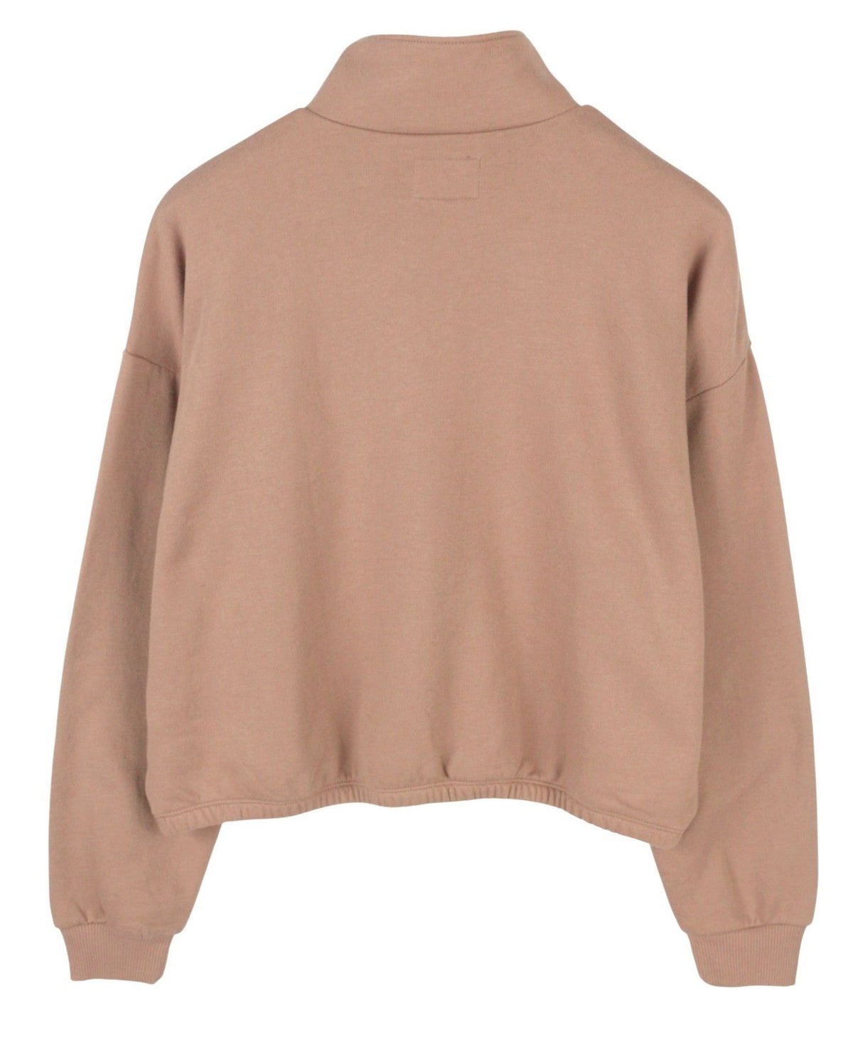 American Eagle Outfitters Sweat-shirt surdimensionné à col rond et demi-fermeture éclair pour femme