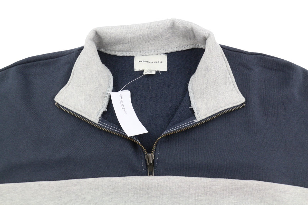 American Eagle Outfitters Dame Sweatshirtmelange Halv lynlåshals Oversized