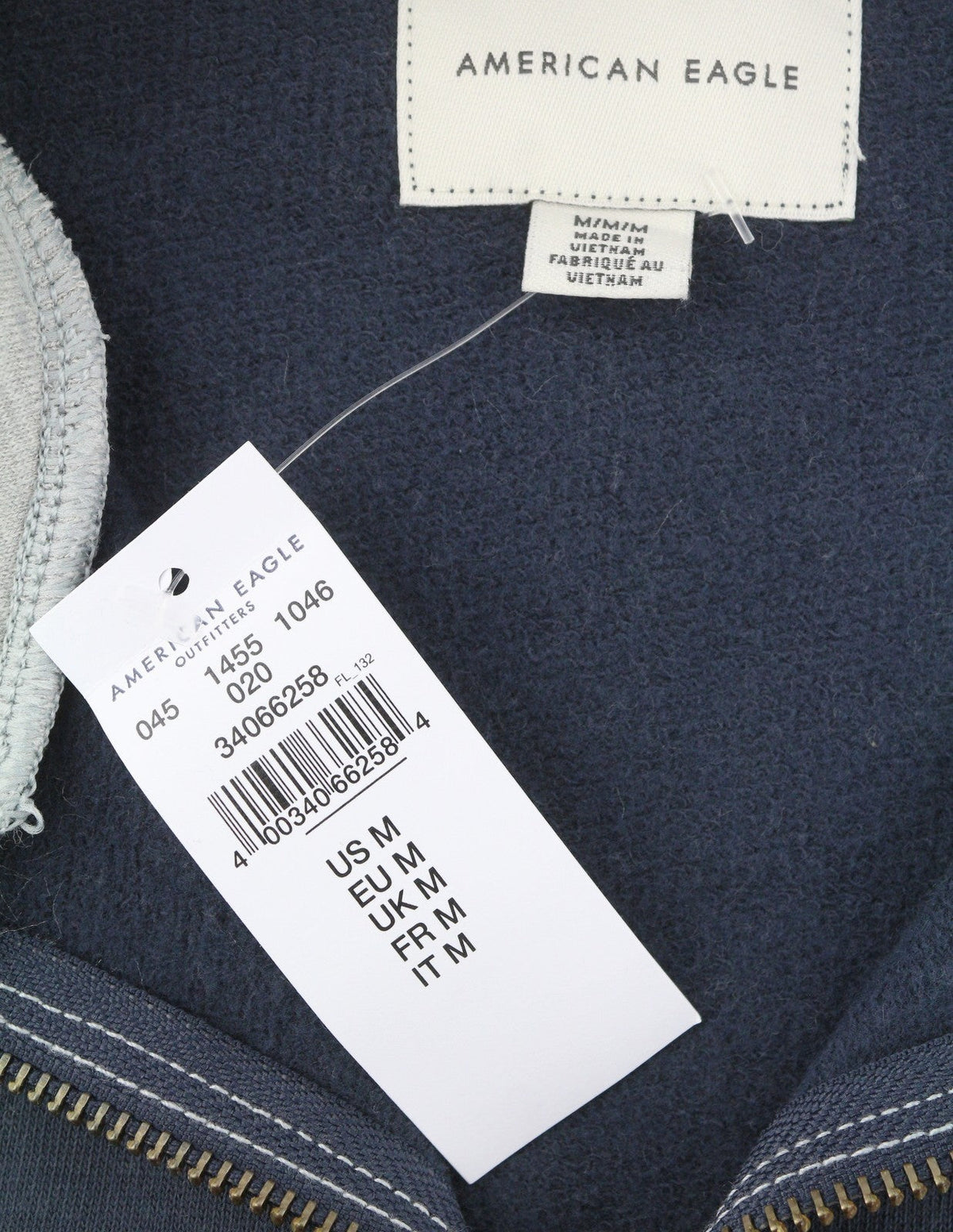 American Eagle Outfitters Dame Sweatshirtmelange Halv lynlåshals Oversized