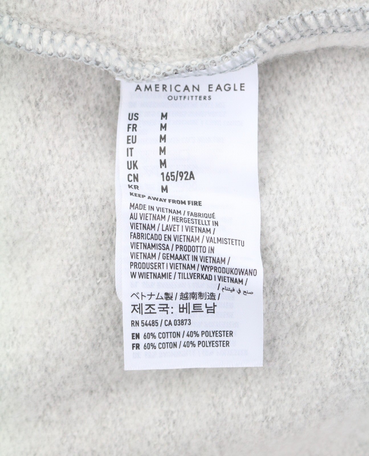 American Eagle Outfitters Dame Sweatshirtmelange Halv lynlåshals Oversized