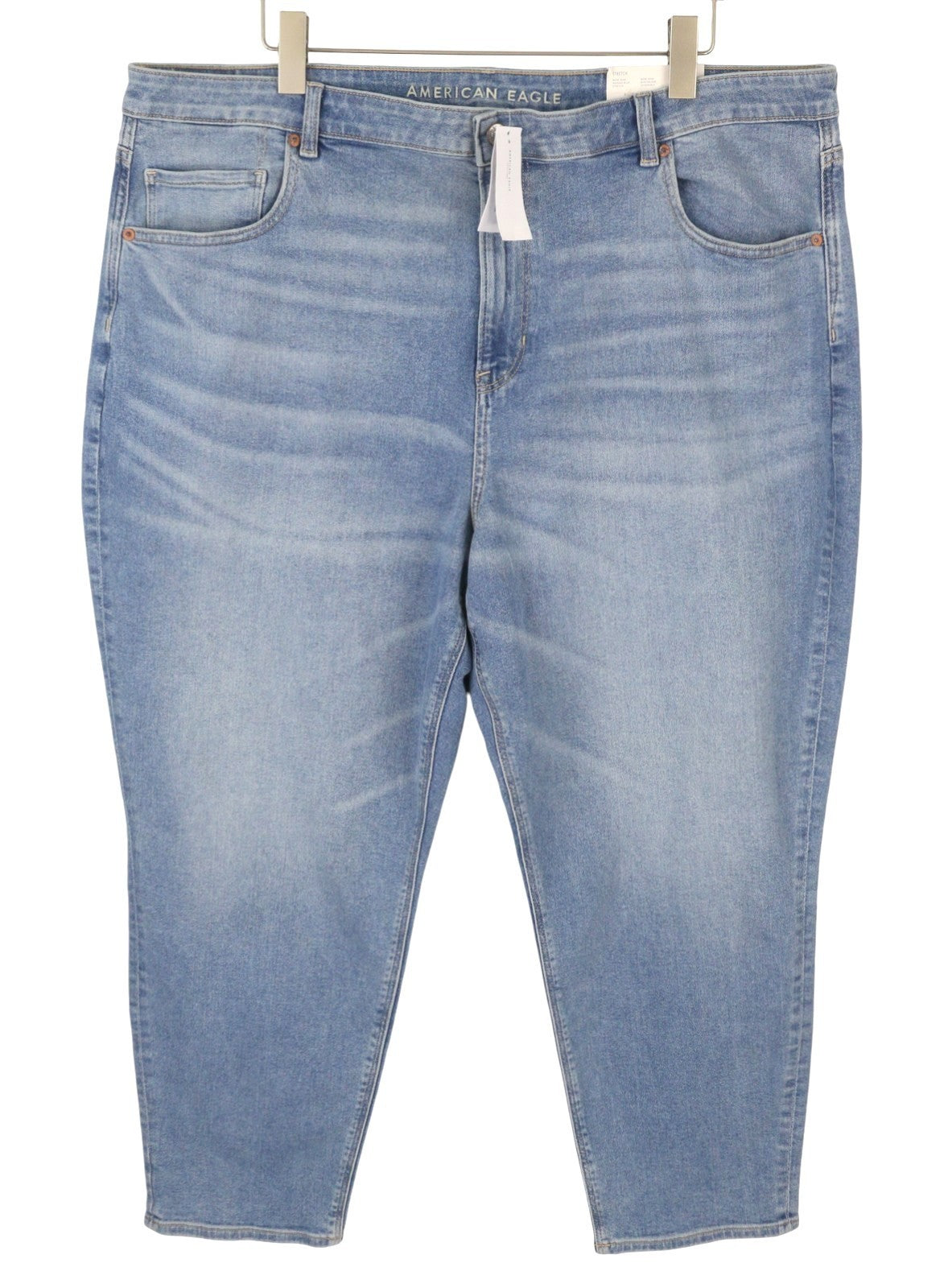 American Eagle Outfitters Stretch Mom Dames Jeanswashed Blauw
