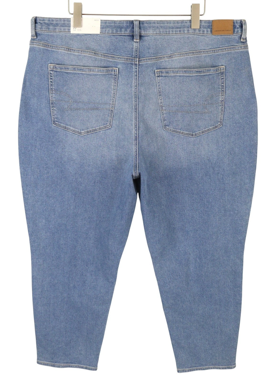 American Eagle Outfitters Stretch Mom Dames Jeanswashed Blauw