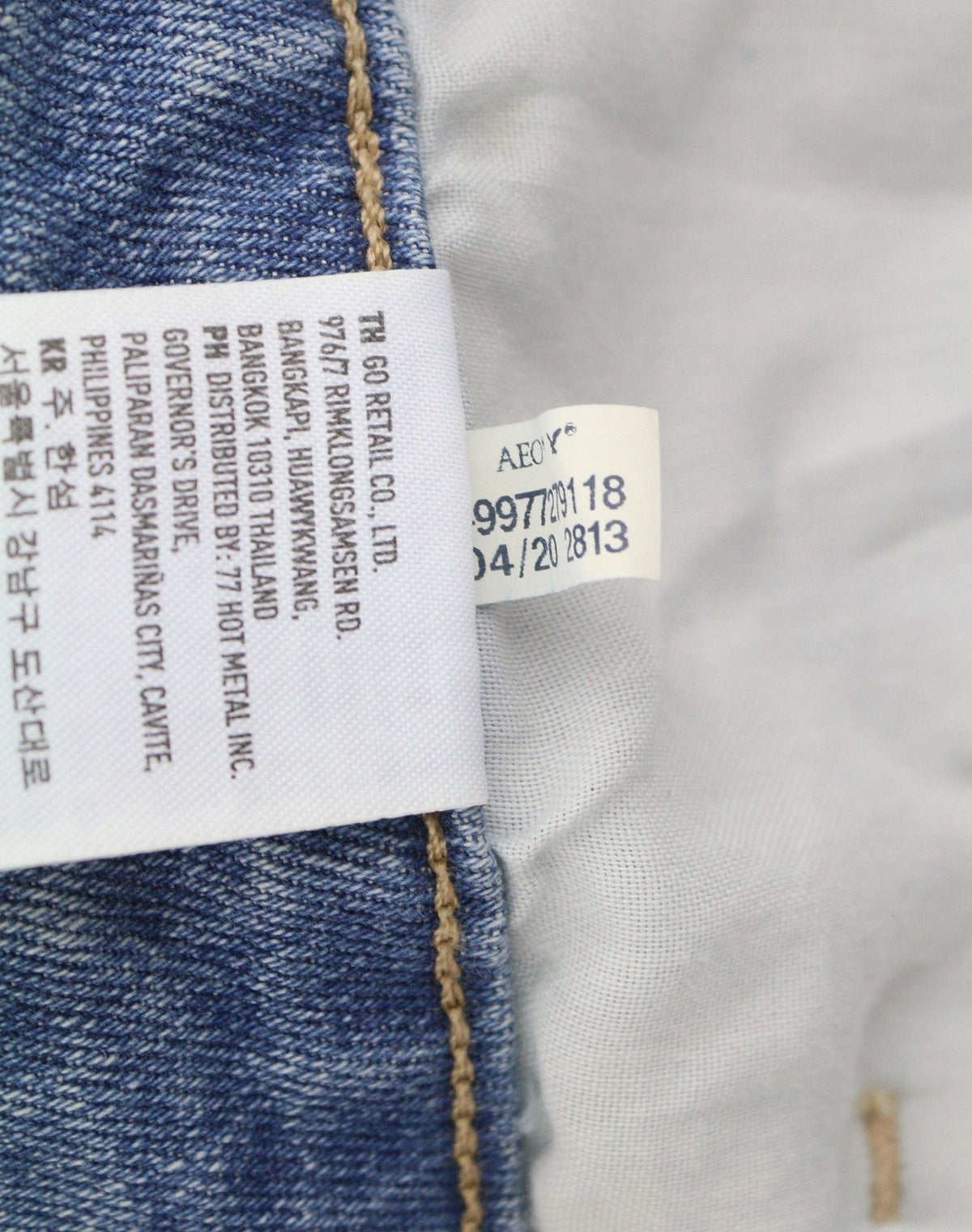 American Eagle Outfitters Stretch Mom Dames Jeanswashed Blauw