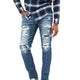 American Eagle Outfitters Airflex+temp Tech Hommes Jeansdistress Skinny