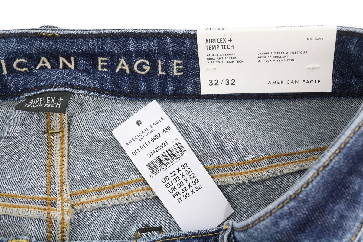 American Eagle Outfitters Airflex+temp Tech Hommes Jeansdistress Skinny