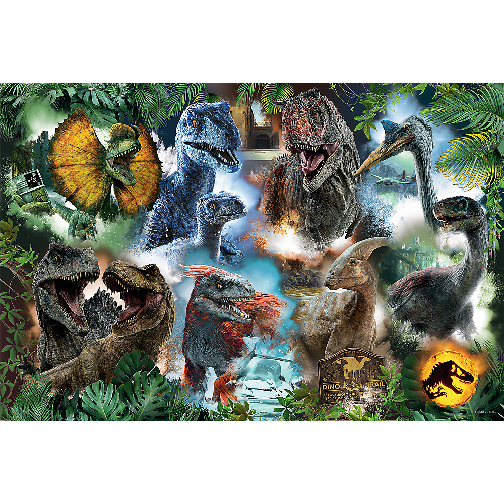 Quebra-cabeça - 300 - Dinossauro Ulubione - Universal Jurassic World 23013