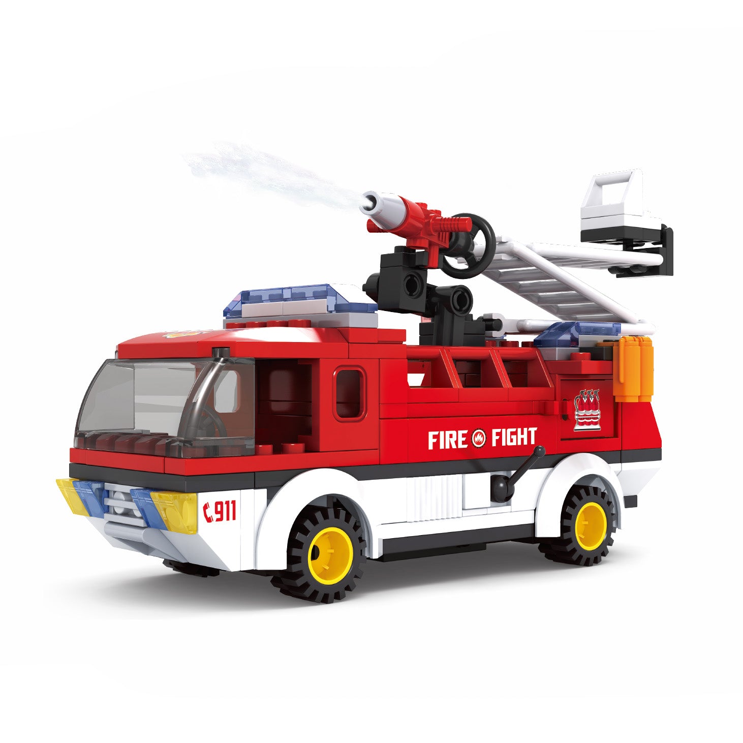 Stavebnice Bloxo Firefighter 170 ks