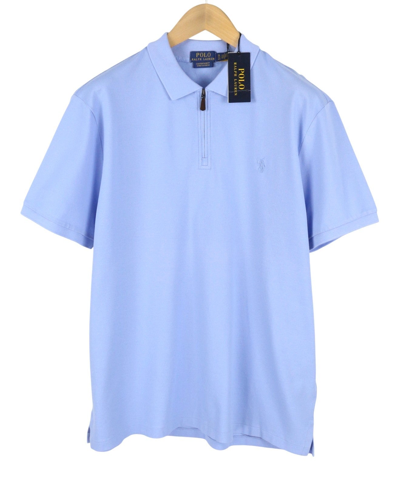 Blue Cotton Polos