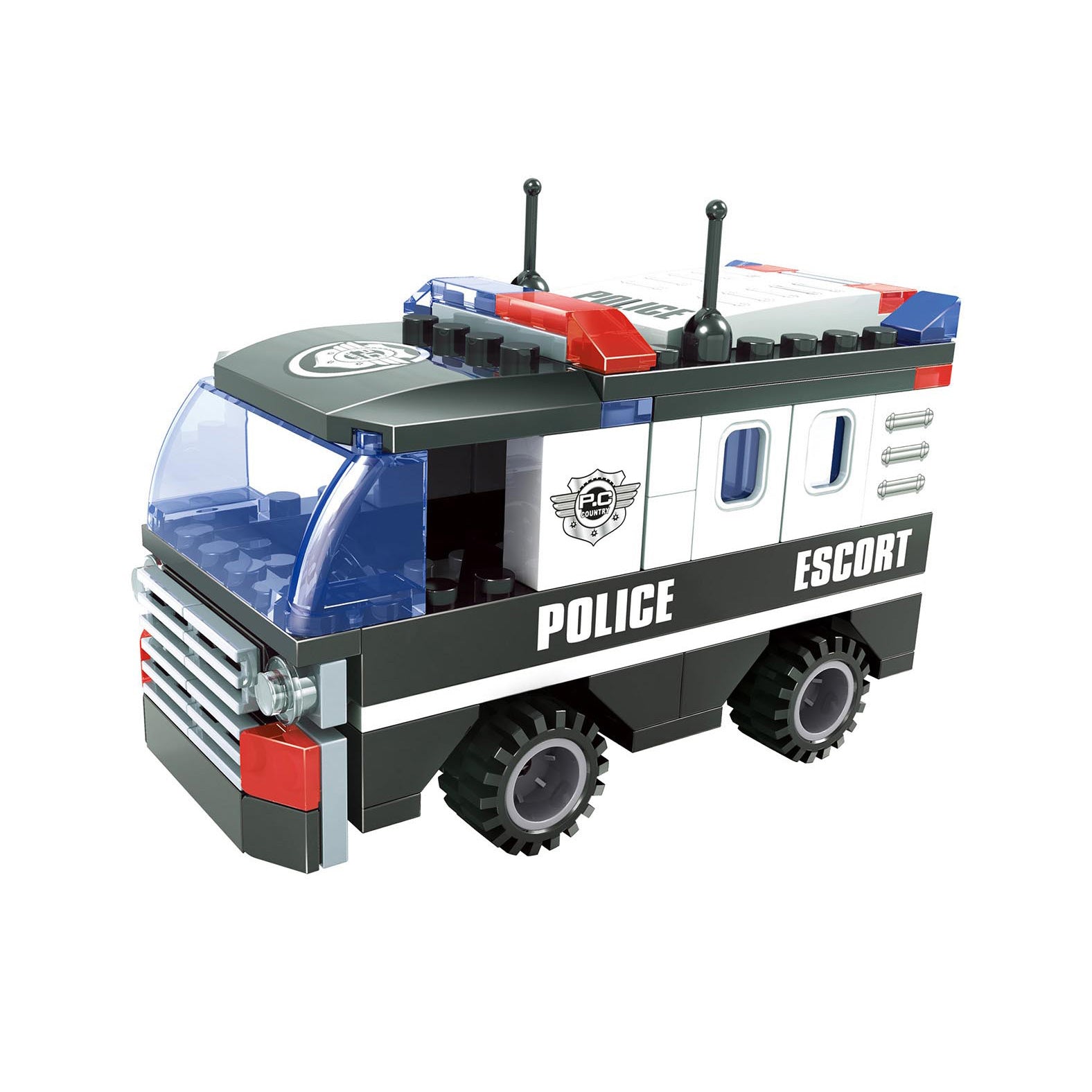 Policajná stavebnica Bloxo 106 ks