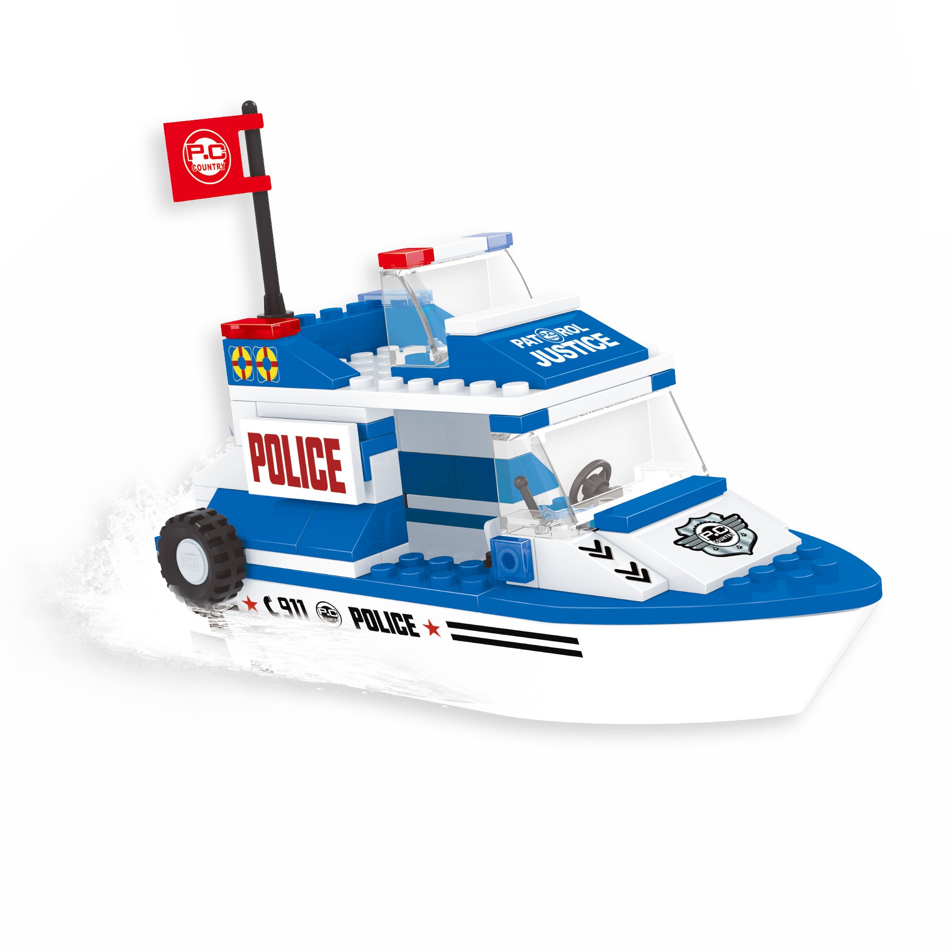 Policajná stavebnica Bloxo 370 ks