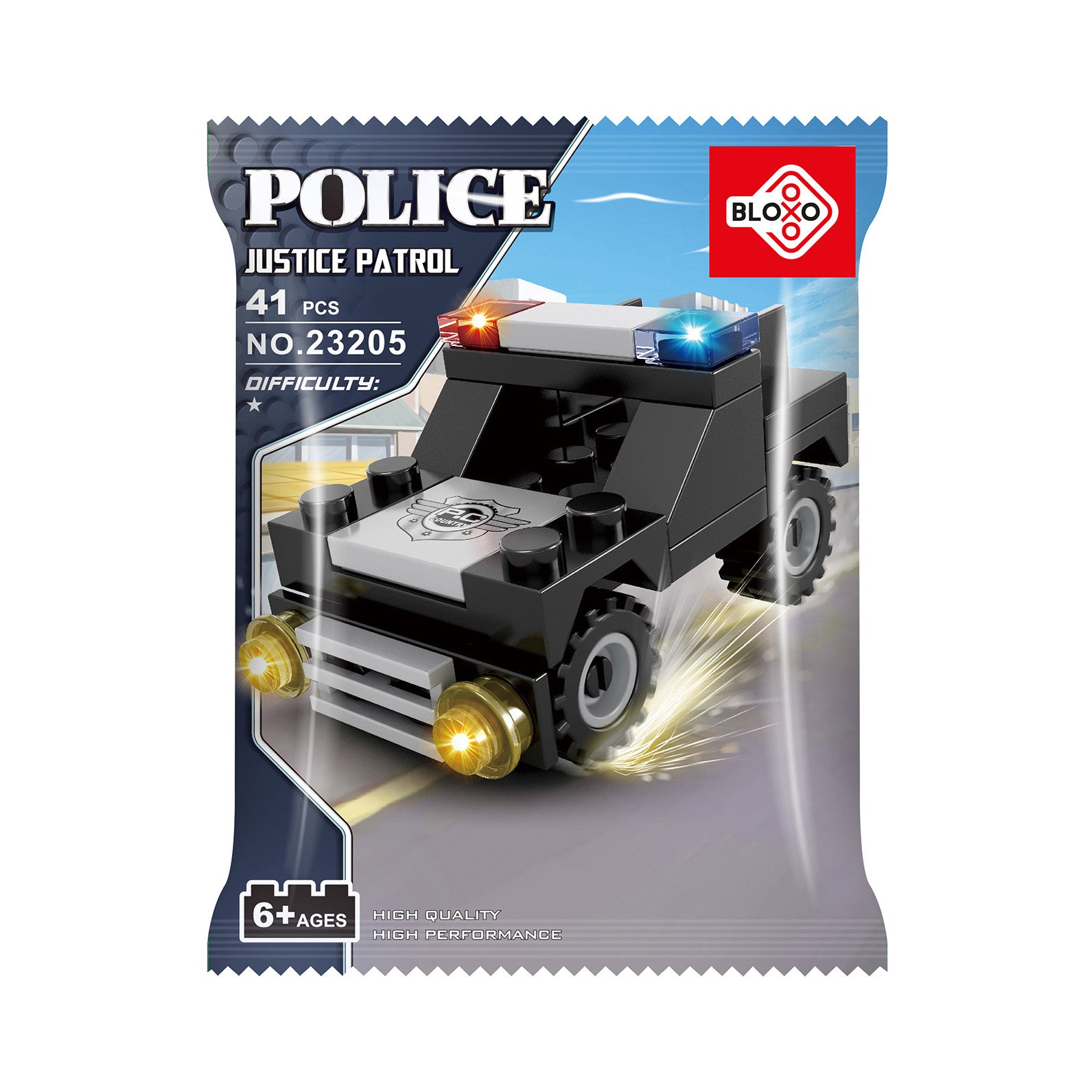 Bloxo policajná stavebnica 31 ks