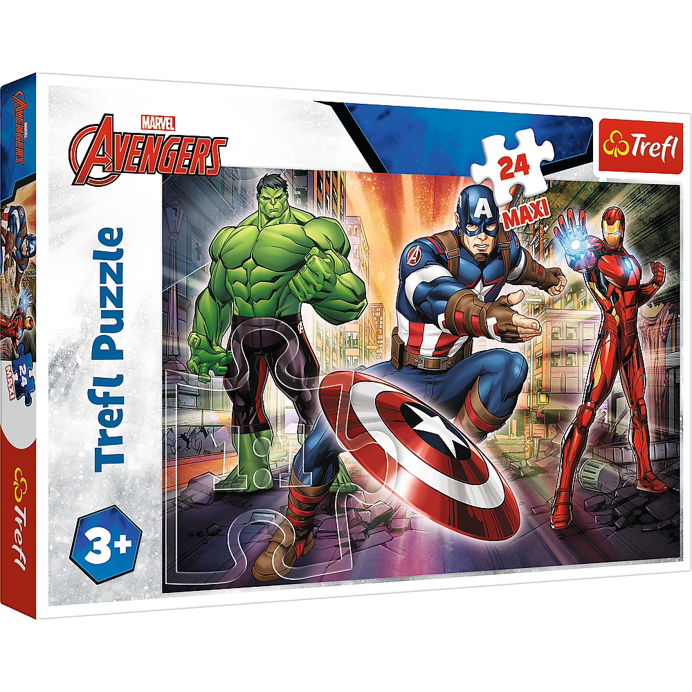 Puzzle - 24 Maxi - Nel Mondo Dei Vendicatori Trefl 14321