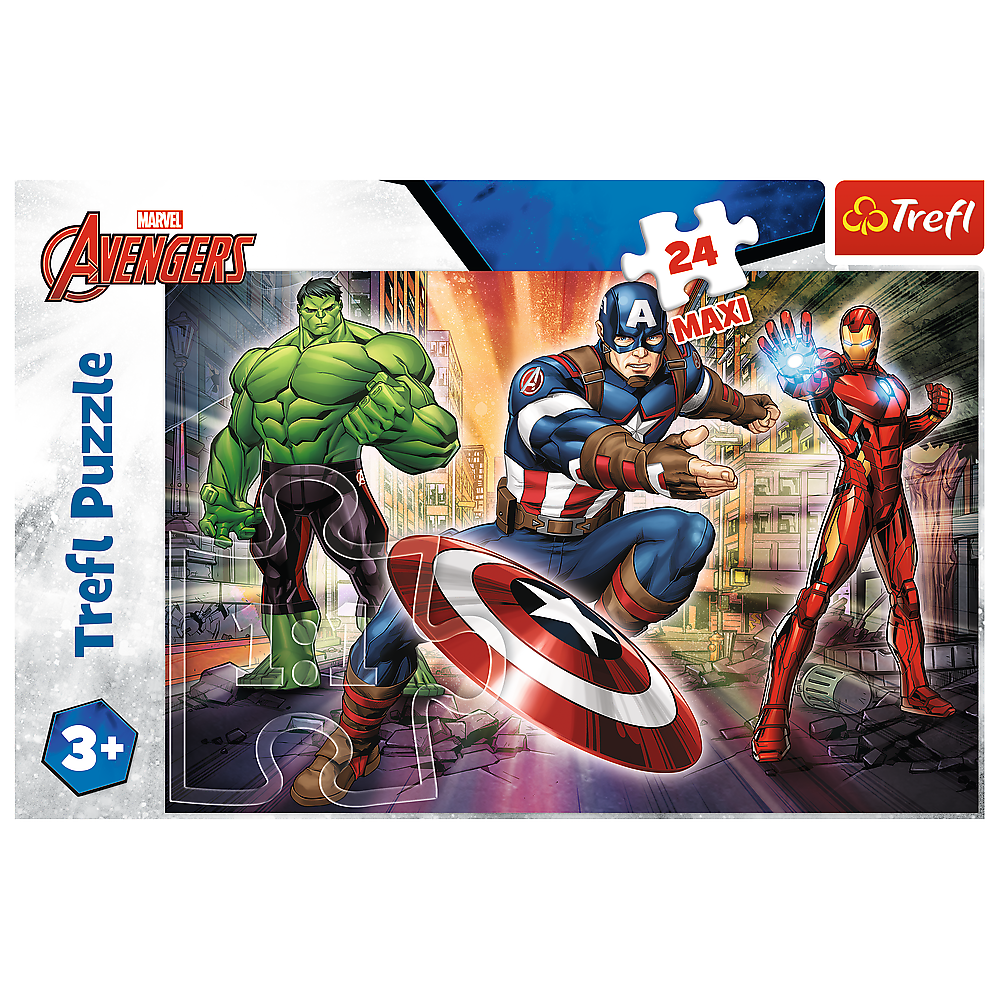 Puzzle - 24 Maxi - Nel Mondo Dei Vendicatori Trefl 14321