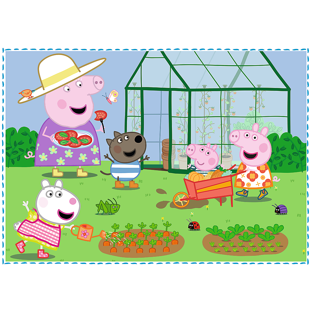 Puzzle - 4en1 - Recuerdos Navideños / Peppa Pig Trefl 34359