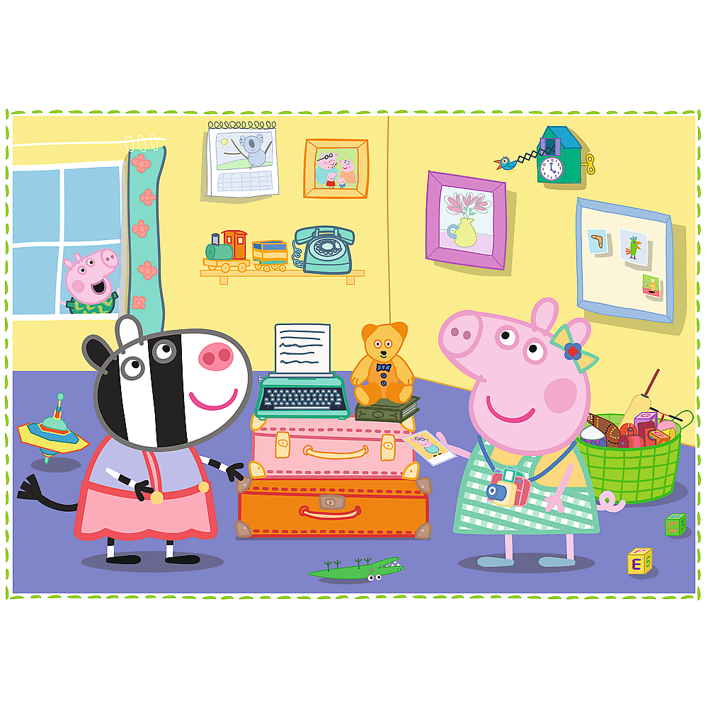 Puzzle - 4en1 - Recuerdos Navideños / Peppa Pig Trefl 34359