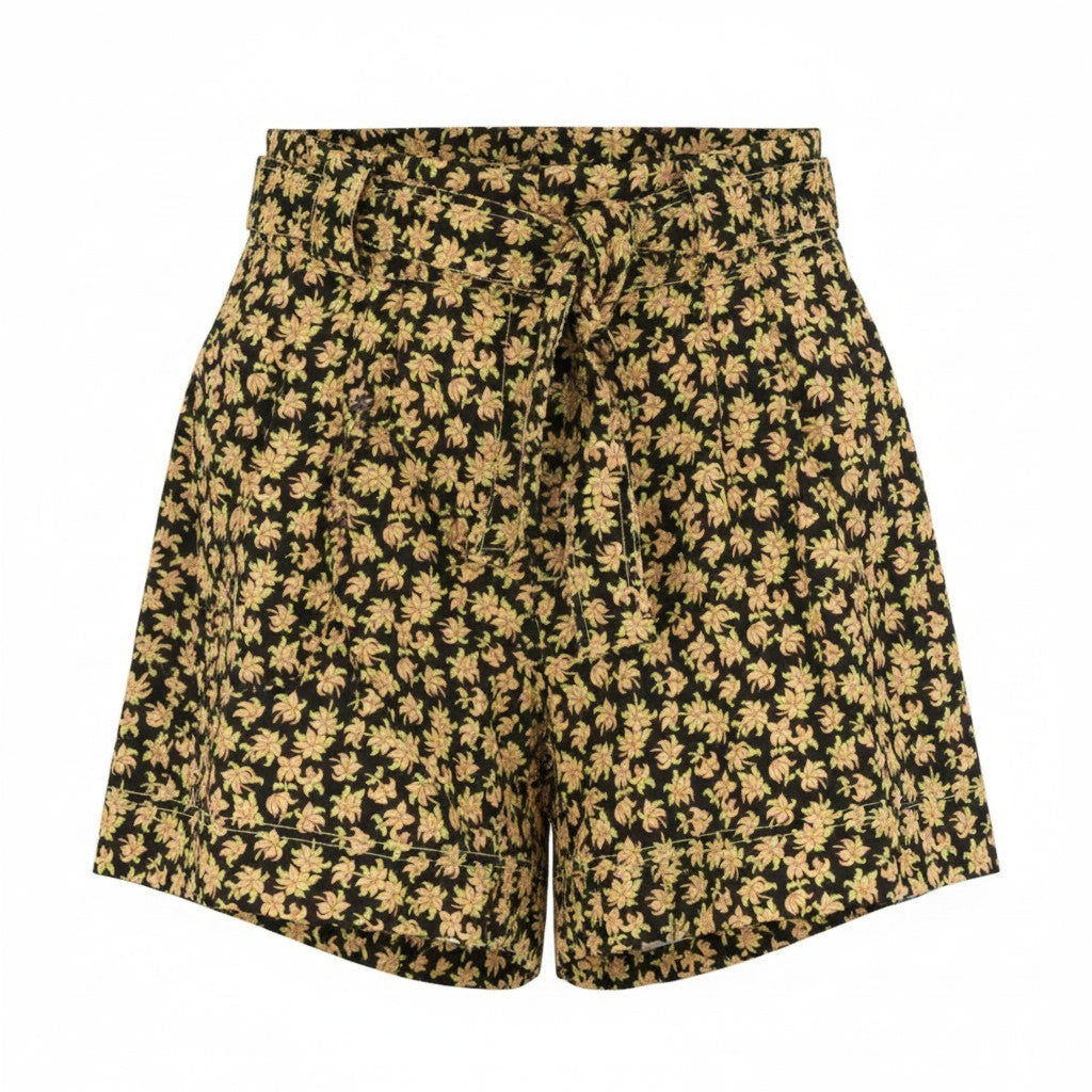 Black Cotton Shorts