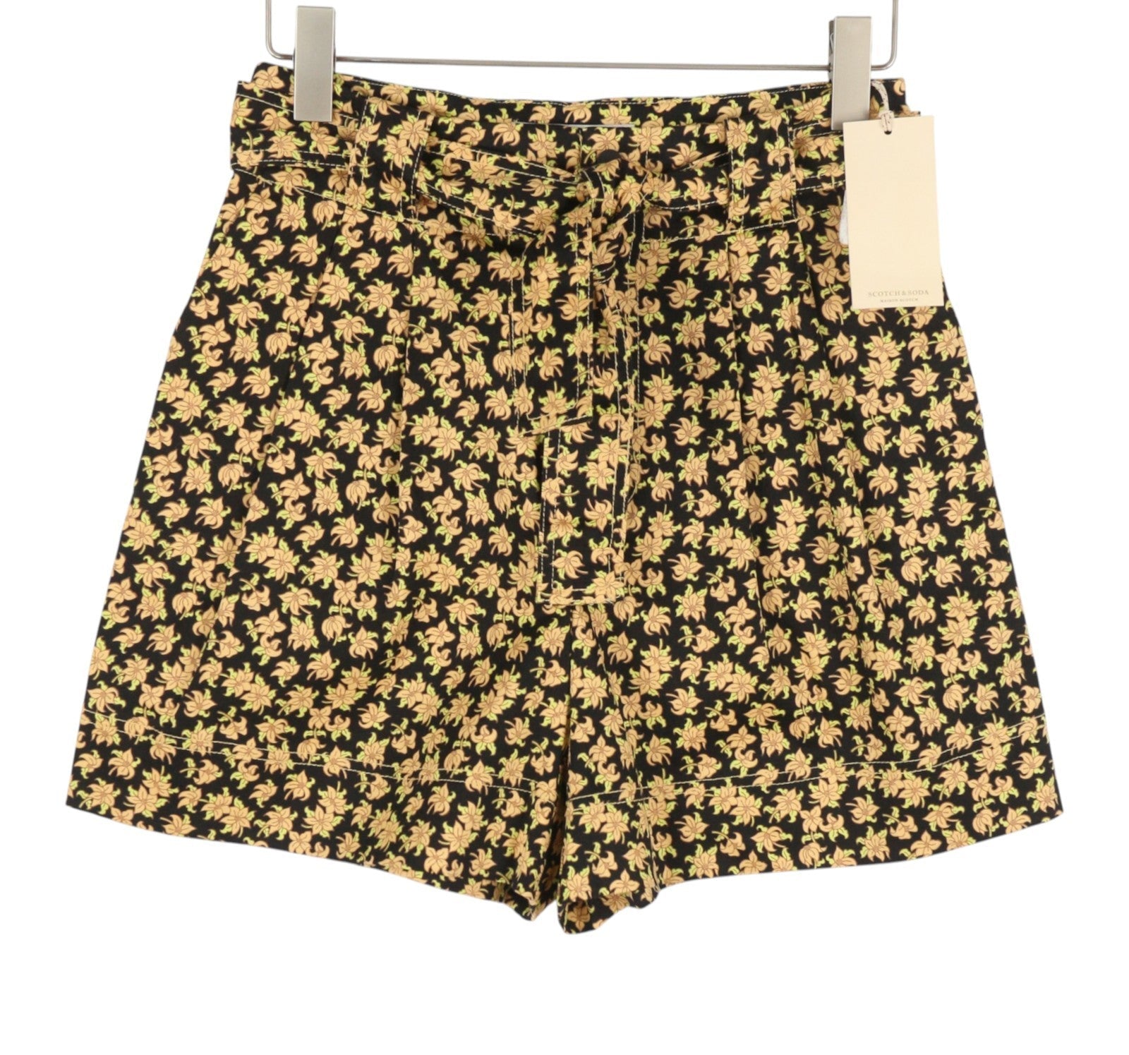 Black Cotton Shorts