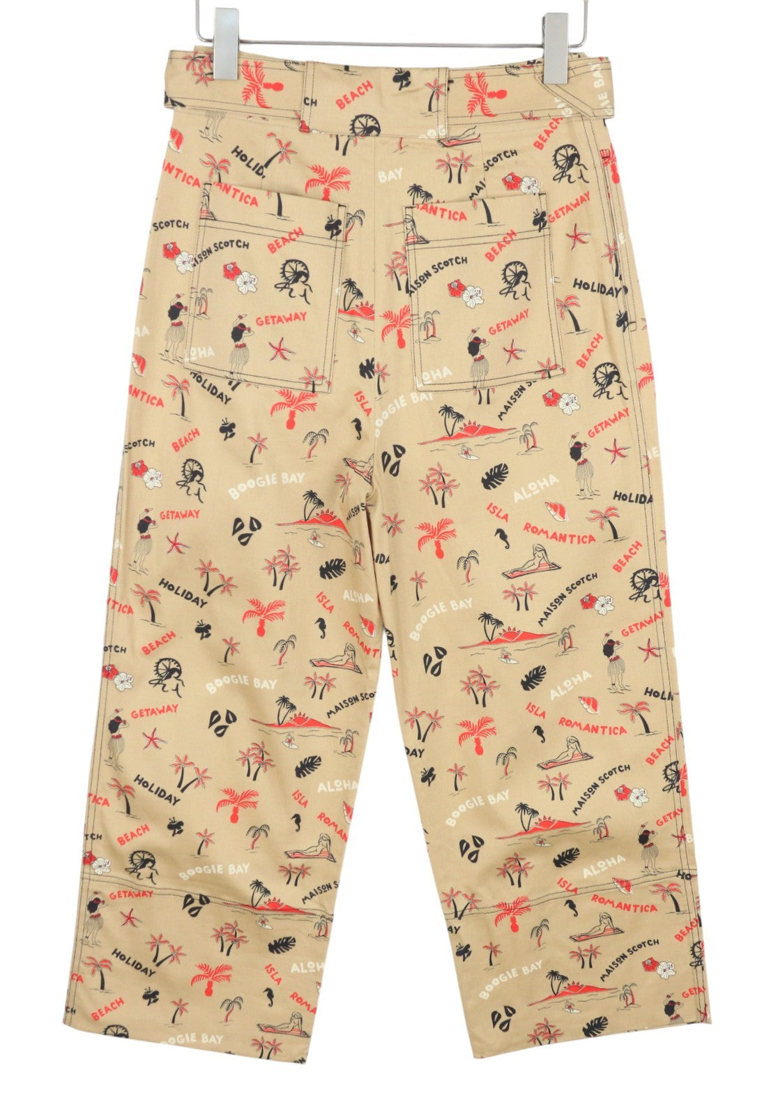 Beige Cotton Trousers