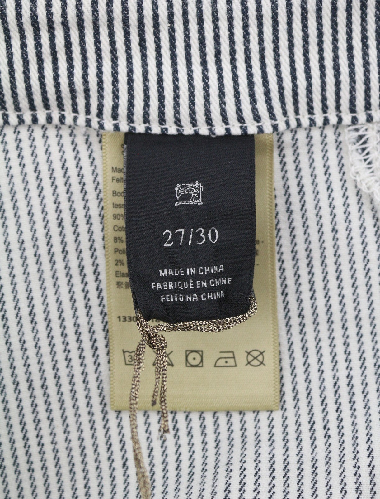 White Cotton Trousers