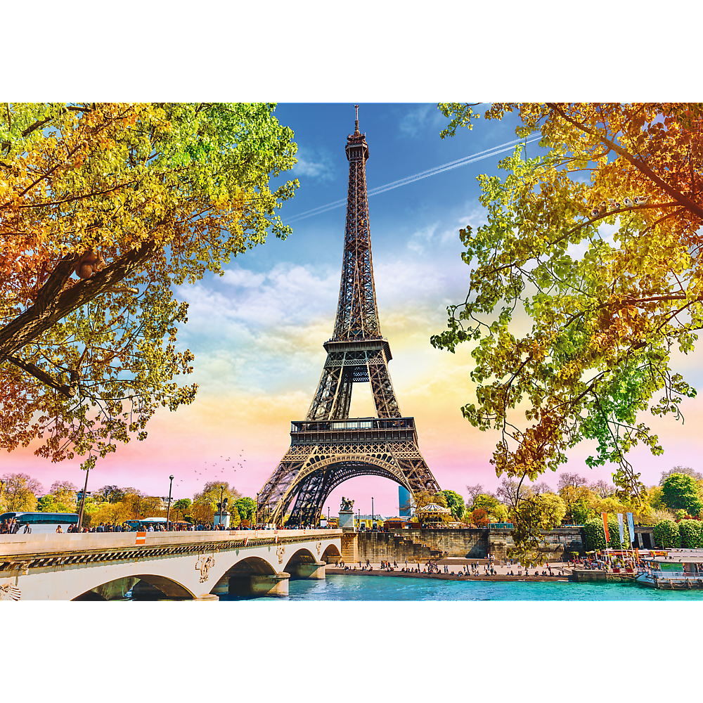Puzzle 500 Pcs. Romantic Paris Trefl 37330