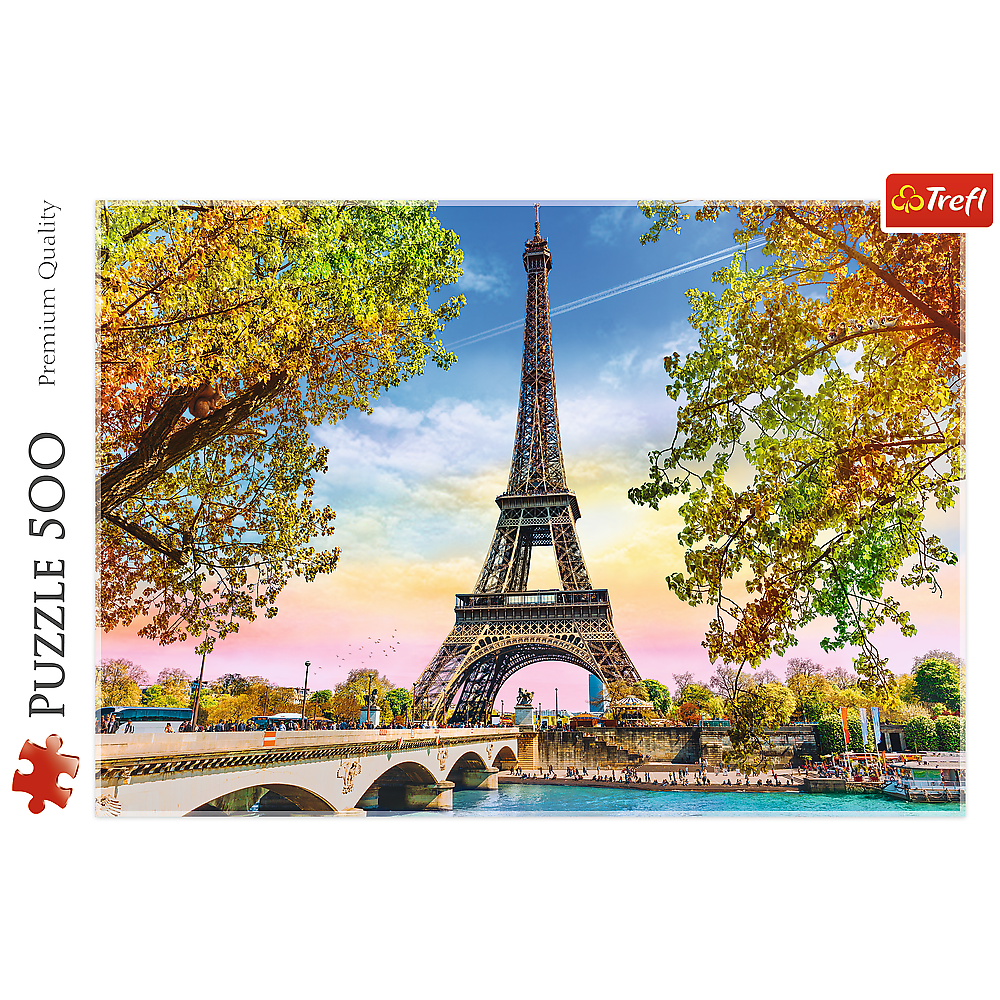 Puzzle 500 Pcs. Romantic Paris Trefl 37330