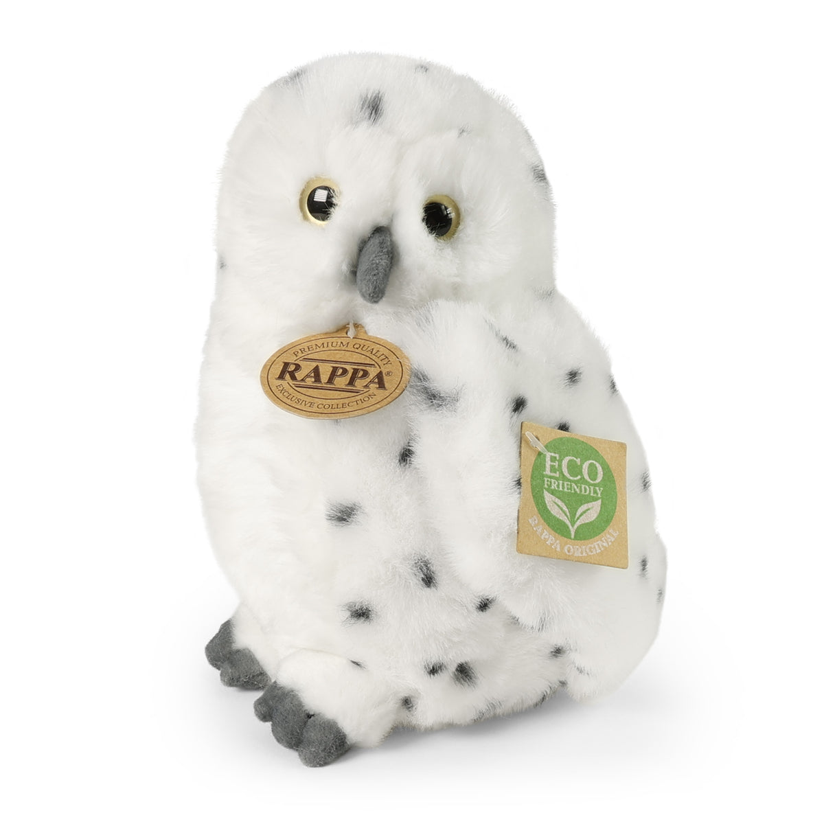Plush Snowy Owl 19 Cm Eco-friendly