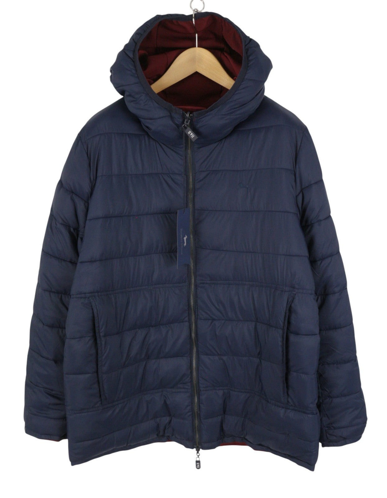 Burgundy Polyester Jacket