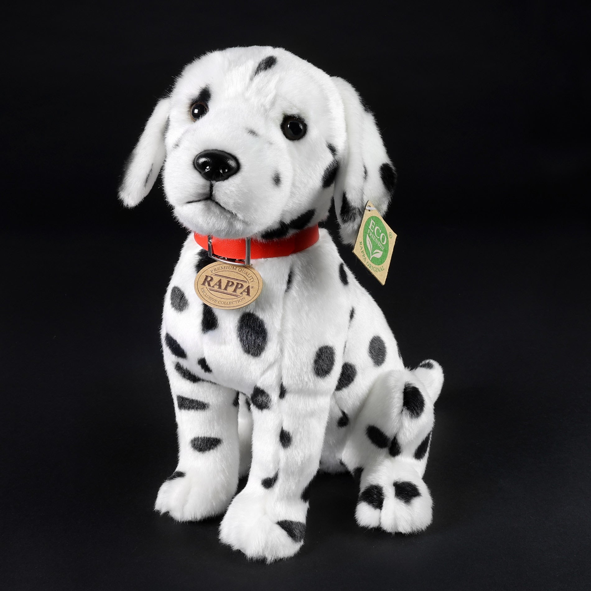 Plush Dalmatian With Collar 30 Cm Eco-friendly