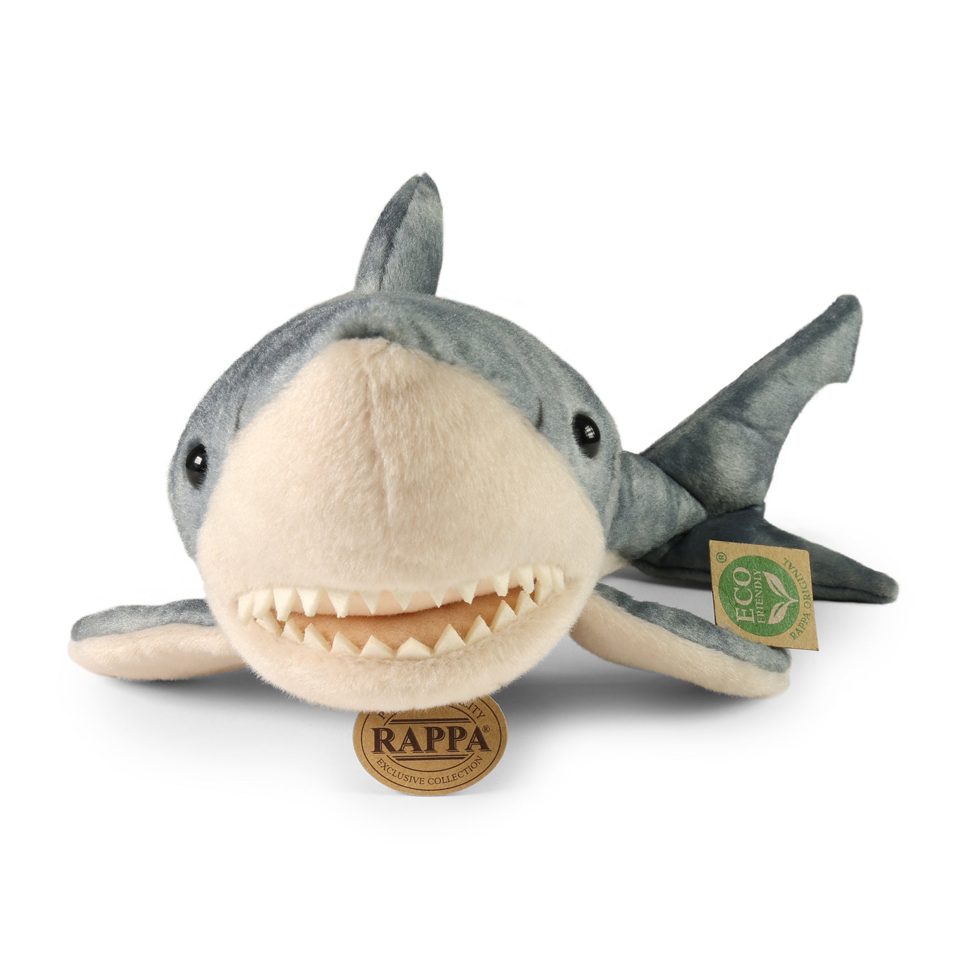 Plush White Shark 40 Cm Eco-friendly
