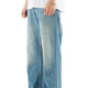 Eytys Avalon Torn Indigo Cropped Bootcut Dames Jeans heren Unisex Rrp370
