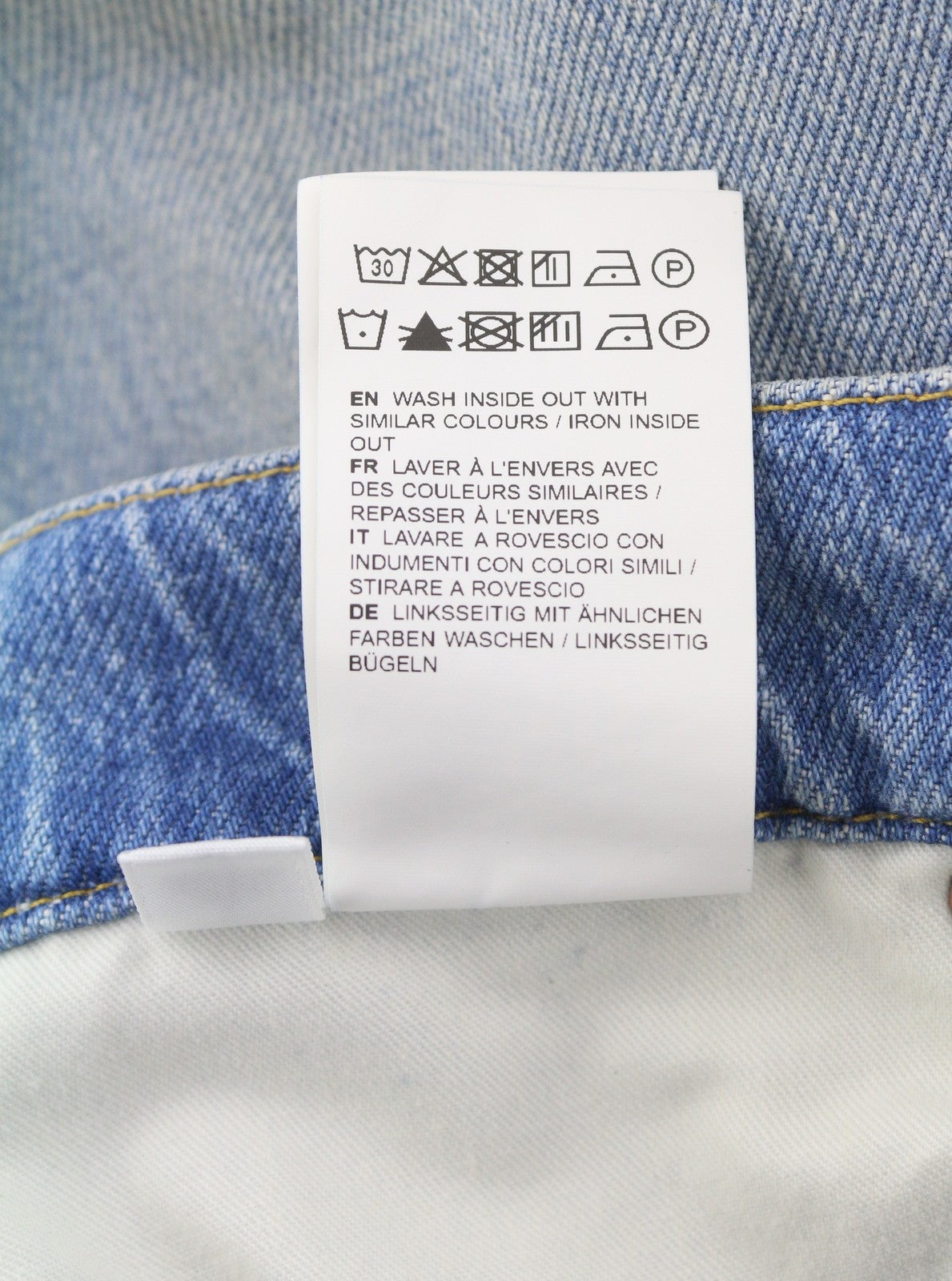 Eytys Avalon Torn Indigo Cropped Bootcut Donna Jeansmen Unisex Rrp370