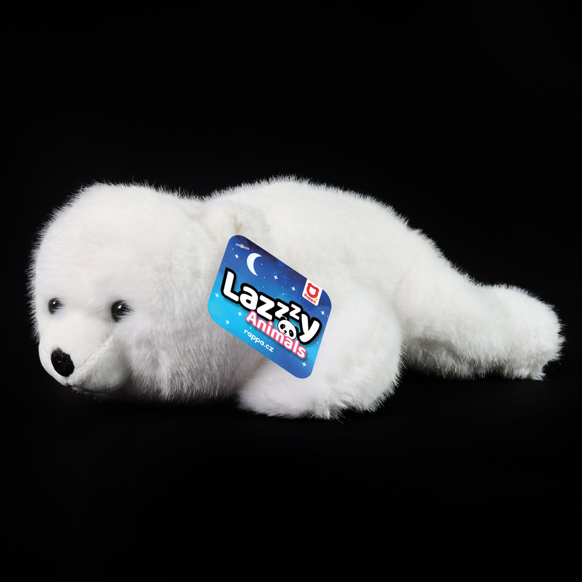 Плюшено бяло мече Lazyanimals 29 см