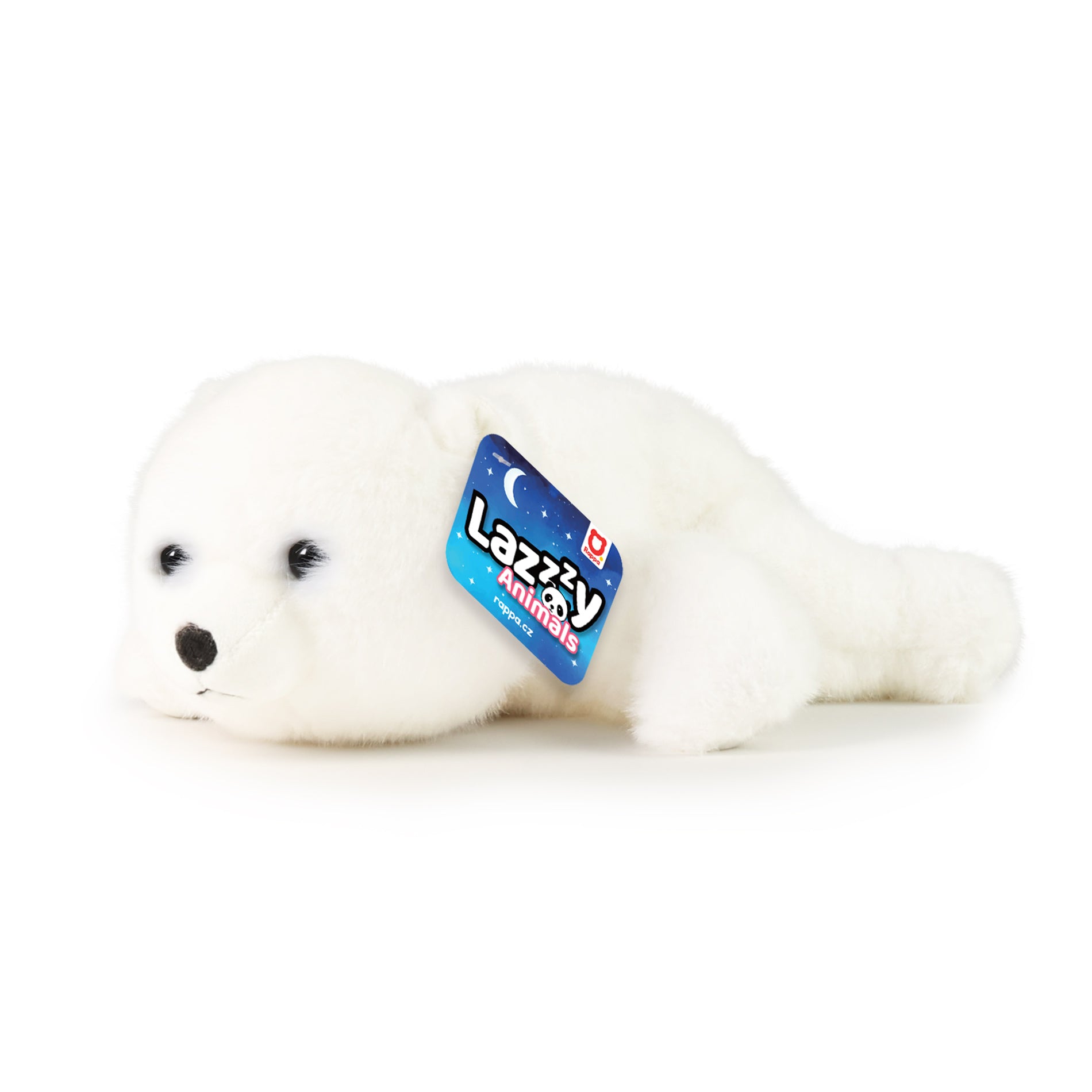 Плюшено бяло мече Lazyanimals 29 см