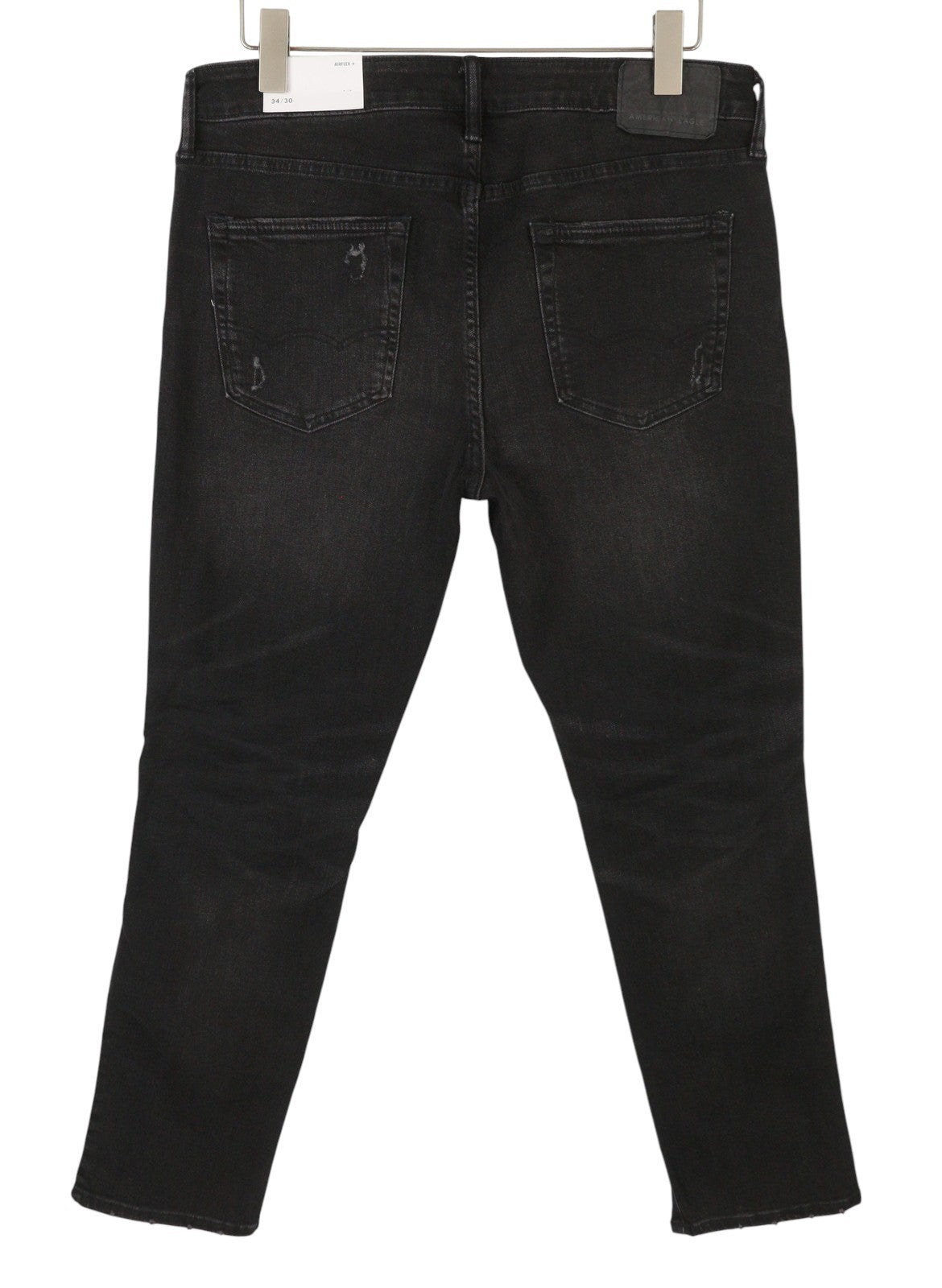American Eagle Outfitters Airflex+ Men Jeansbold Black Slim Stretch