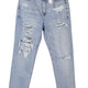 American Eagle Outfitters Mama Kobiety Jeansblue Path Stretch Distress