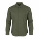 Camisa Desigual Cam Marcos Hombre Caqui Verde Bordado Con Botones Casual